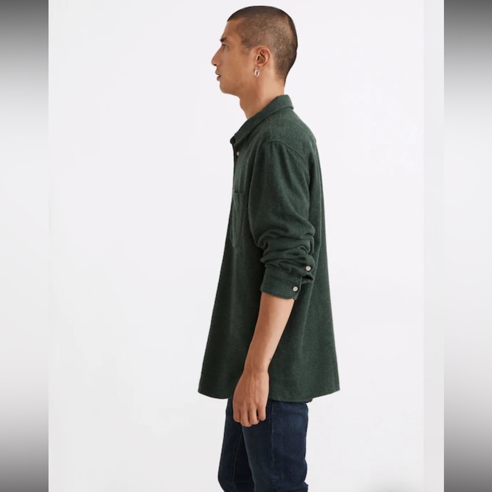 Madewell Sunday Flannel Perfect Long-Sleeve Shirt - Picture 2 of 7